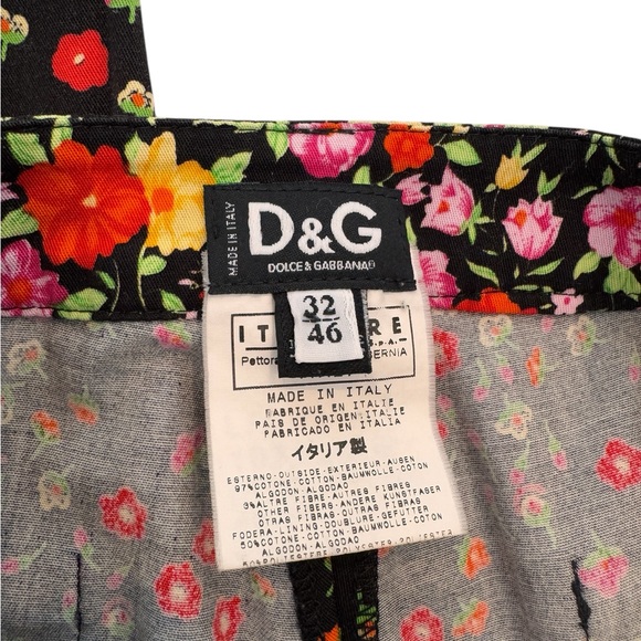 Vintage Dolce & Gabbana - Floral Print Straight Leg Pants‎ - Picture 4 of 8